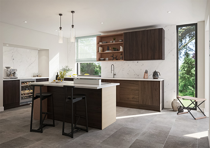 Livorno Voile, Pale Duck Egg - Roman Blind - Image 6